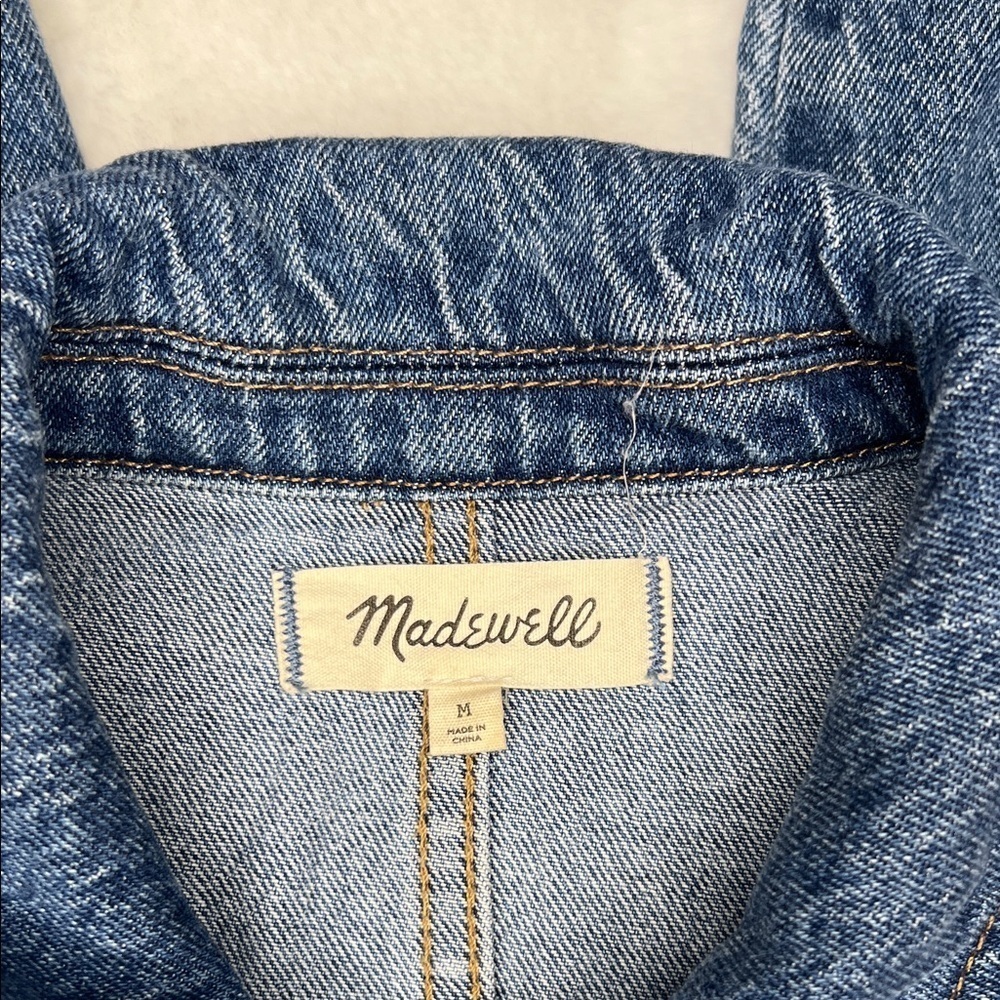 Madewell Denim Utility Coveralls Size M - Picture 5 of 12